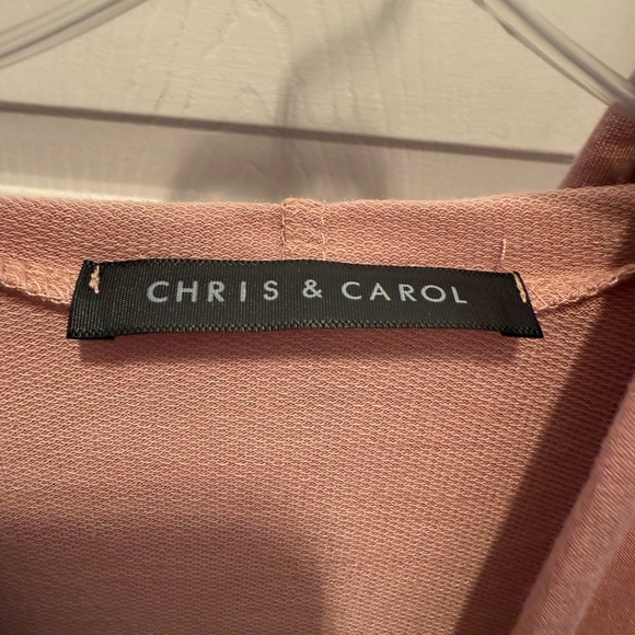 Chris & Carol Blush Pink Hoodie Dress - Picture 2 of 4